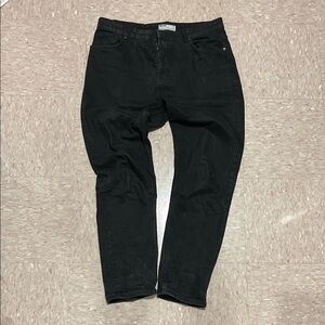 Bershka Black Relaxed Jeans